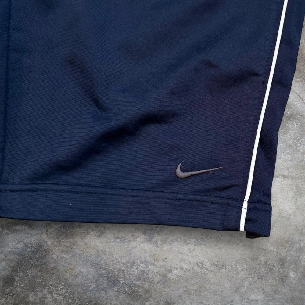 Vintage Nike Navy Blue Baggy Sweatpants Adult XXL Elastic Waist Drawstring Y2K